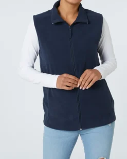 e Fleeceweste Janina, Seitentaschen-KiK Onlineshop Online