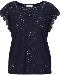 es T-Shirt Janina, Lochmuster-KiK Onlineshop Cheap