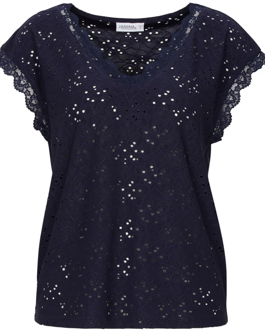 es T-Shirt Janina, Lochmuster-KiK Onlineshop Cheap