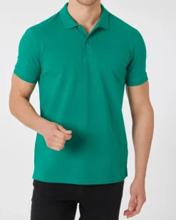 Einfarbiges Poloshirt X-Mail, Knopfleiste-KiK Onlineshop Best