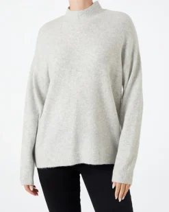 Feinstrickpullover in Melange Janina, Stehkragen-KiK Onlineshop Shop
