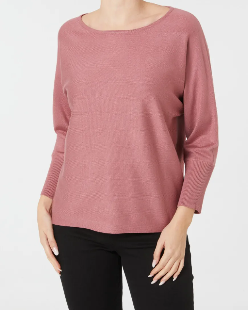 Feinstrickpullover in Janina, 3/4-Arm-KiK Onlineshop Cheap