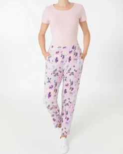 Flauschhose Blumen Janina, elastischer Bund-KiK Onlineshop New
