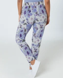 Flauschhose Blumen Janina, elastischer Bund-KiK Onlineshop Discount