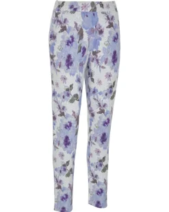 Flauschhose Blumen Janina, elastischer Bund-KiK Onlineshop Discount