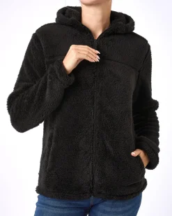 Flauschige Fleecejacke Janina, Seitentaschen-KiK Onlineshop Online