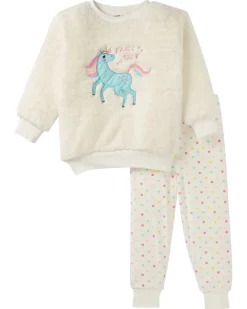 Flauschiger Fleece-Pyjama verschiedene Designs, 2-tlg. Set-KiK Onlineshop Shop