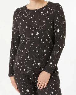 Flauschpullover Sterne Janina, Rundhalsausschnitt-KiK Onlineshop Flash Sale