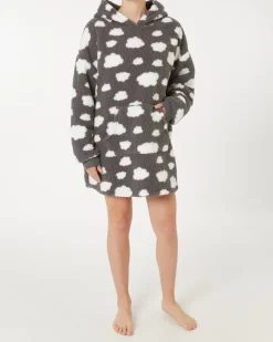 Fleece-Bigshirt Janina, verschiedene Designs-KiK Onlineshop Online