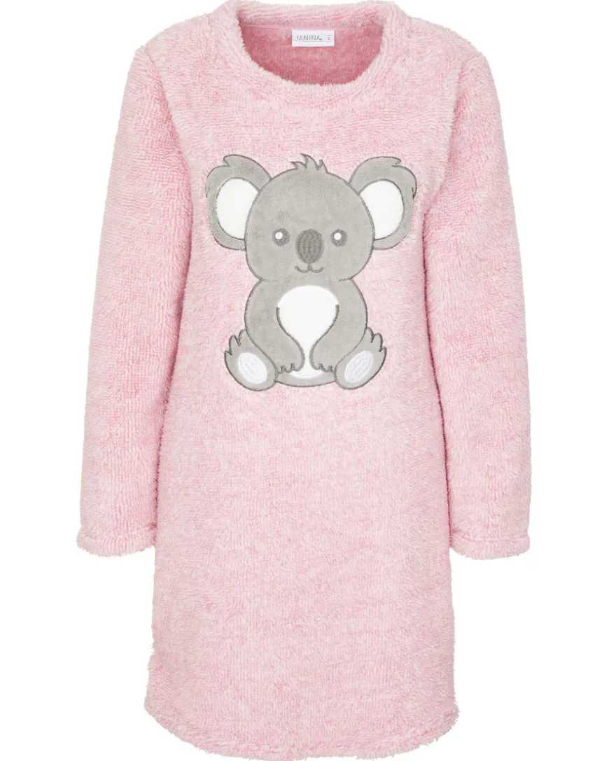 Fleece-Bigshirt Koala Janina, Rundhalsausschnitt-KiK Onlineshop Best Sale