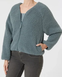 Fleecejacke in Janina, kürzer geschnitten-KiK Onlineshop Online