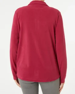 Fleecejacke mit Stehkragen Janina, Seitentaschen-KiK Onlineshop Online