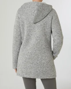 Fleecejacke mit Teddyfell Janina, lang geschnitten-KiK Onlineshop Outlet