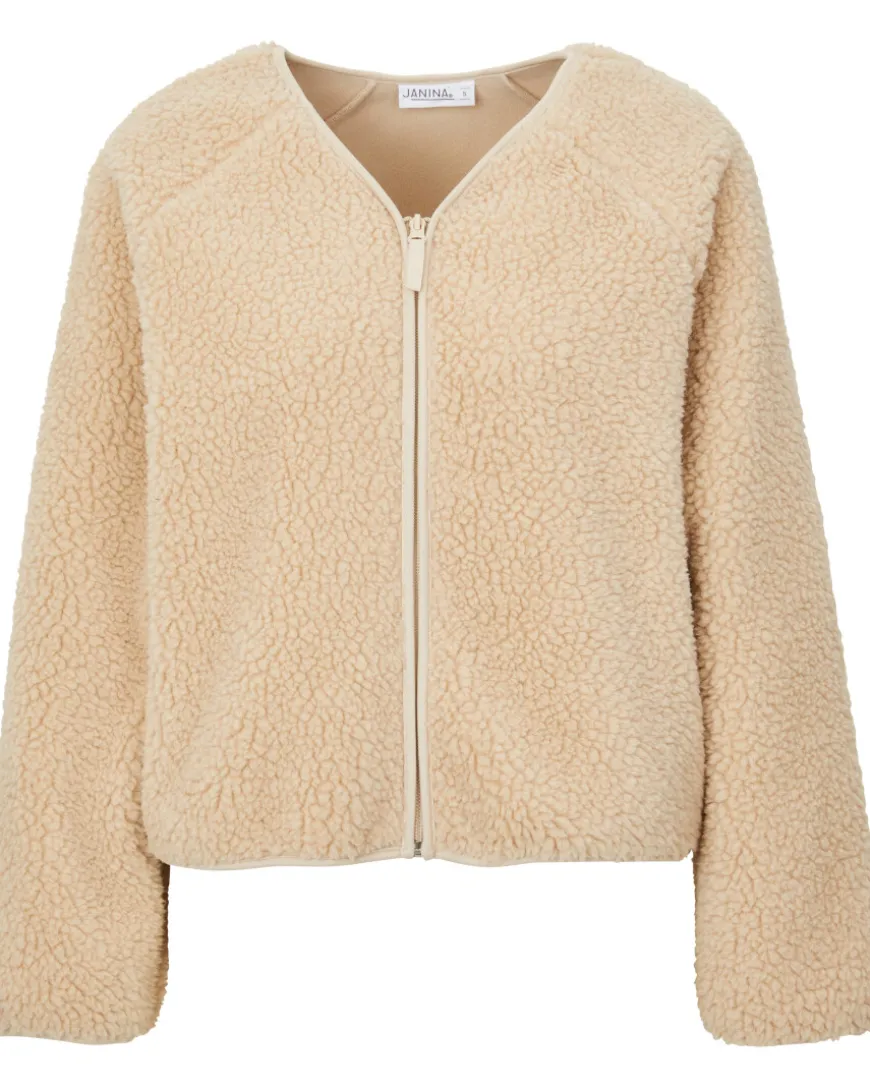 Fleecejacke Teddyfell Janina, kürzer geschnitten-KiK Onlineshop Clearance