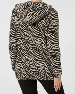 Fleecejacke Zebra Janina, Kängurutasche-KiK Onlineshop Shop
