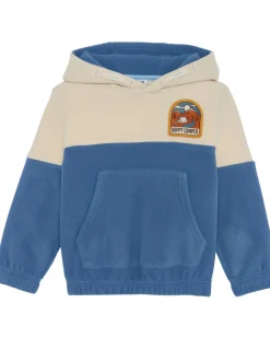 Fleecepullover mit Aufnäher Kapuze-KiK Onlineshop Discount