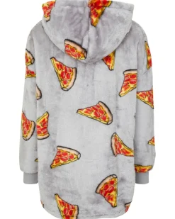 Fleecepullover Pizza X-Mail, Oversize-KiK Onlineshop Cheap