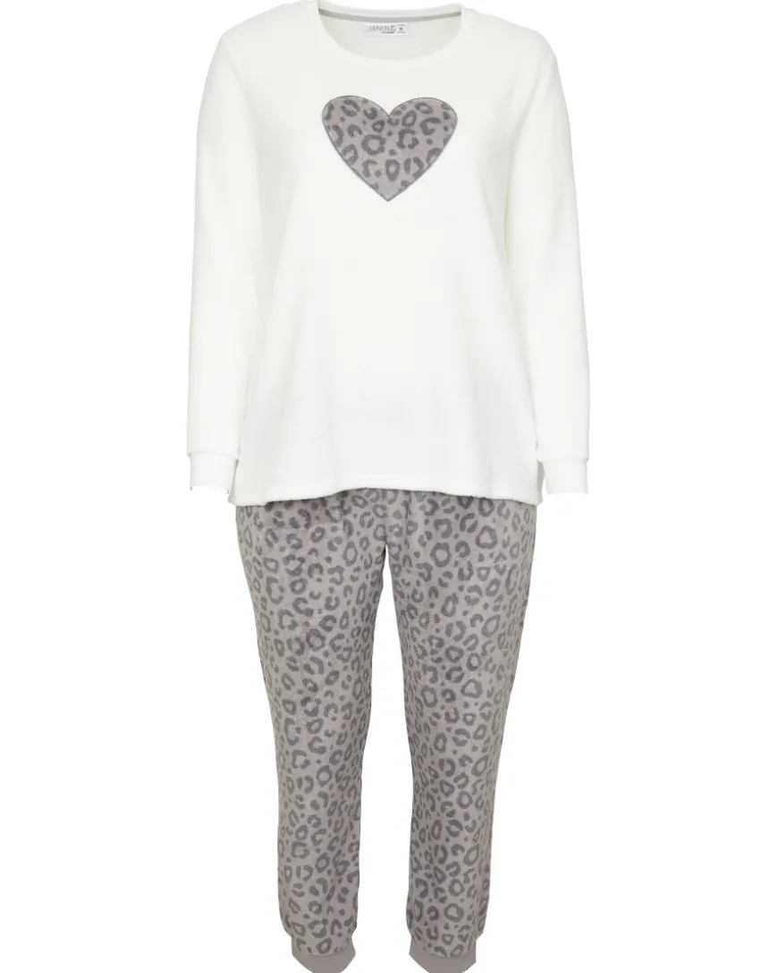 Fleece-Pyjama mit Applikation verschiedene Designs, 2-tlg. Set-KiK Onlineshop Clearance