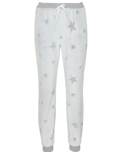 Fleece-Pyjama mit Ausbrennermuster Janina, verschiedene Designs, 2-tlg. Set-KiK Onlineshop Shop