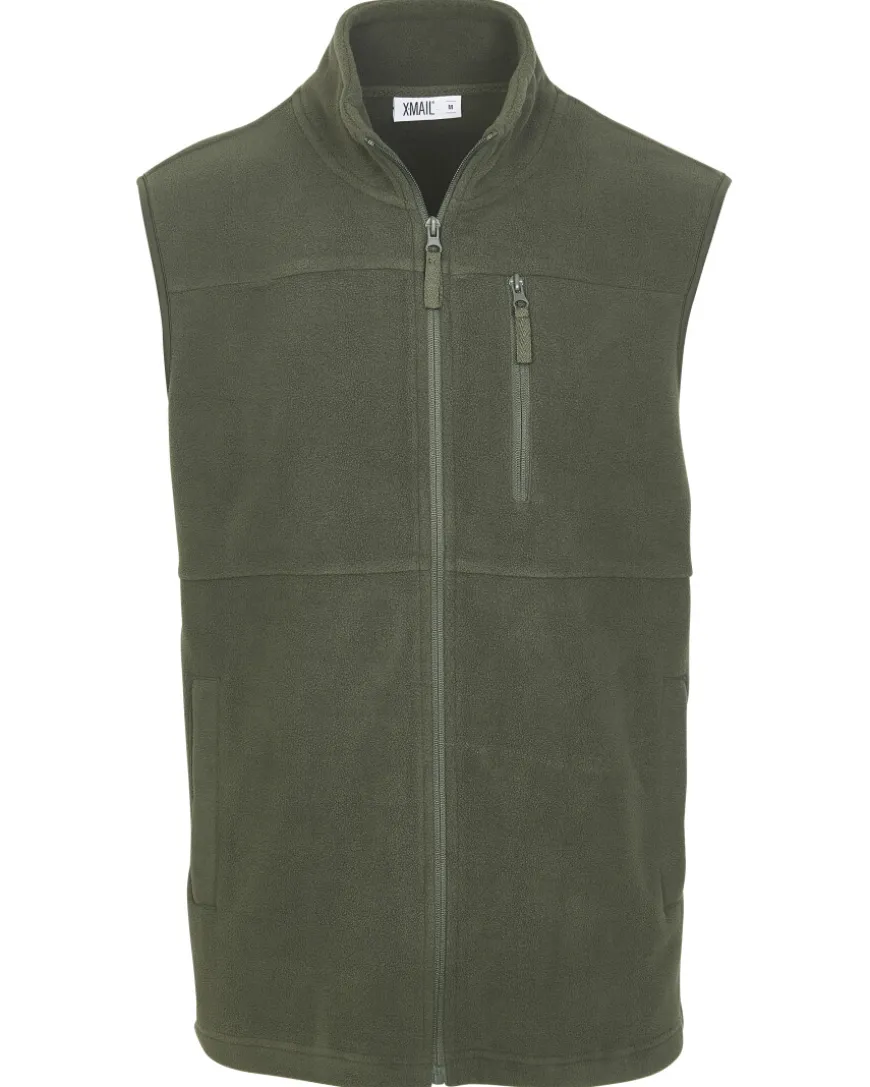 Fleeceweste in X-Mail, Seitentaschen-KiK Onlineshop Outlet