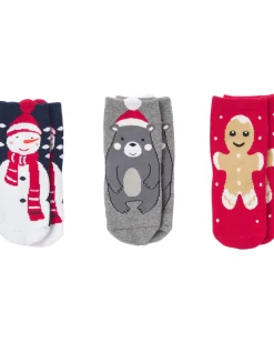 Frotteesocken Weihnachten 3er-Pack, Ergee, verschiedene Designs-KiK Onlineshop Discount