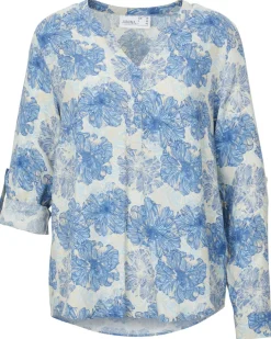 Geblümte Bluse Janina, Vokuhila-Saum-KiK Onlineshop Store