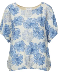 Geblümtes Blusenshirt Janina, elastischer Saum-KiK Onlineshop Store