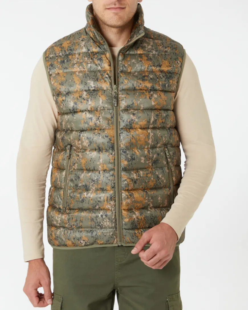 Gemusterte Steppweste X-Mail, Seitentaschen-KiK Onlineshop Discount