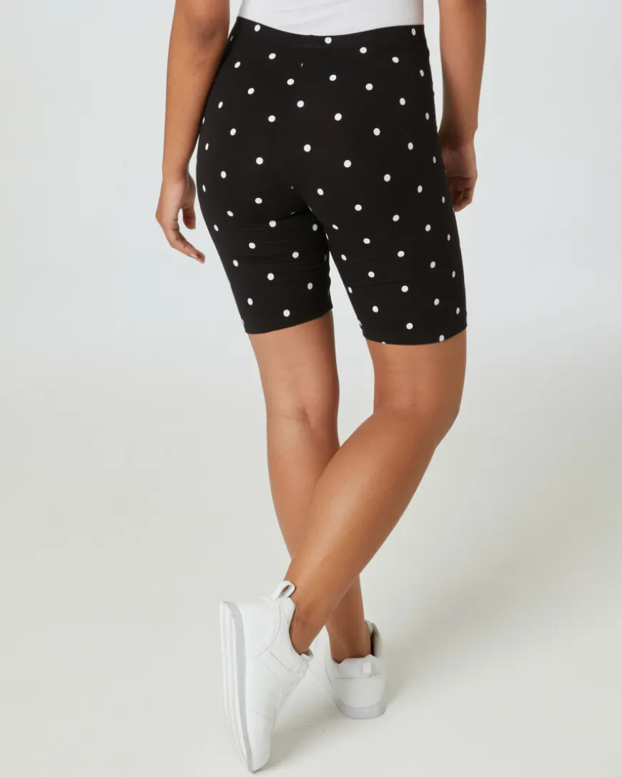 Gepunktete Radlerhose Janina, elastischer Bund-KiK Onlineshop Best