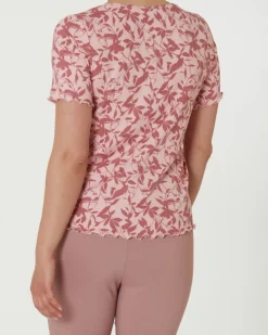Geripptes T-Shirt Janina, Rundhalsausschnitt-KiK Onlineshop Cheap