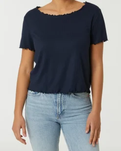 Geripptes T-Shirt Janina, Stretchanteil-KiK Onlineshop Best