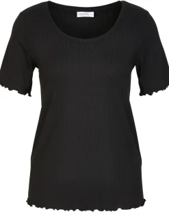 Geripptes T-Shirt Janina, Wellenkanten-KiK Onlineshop Cheap