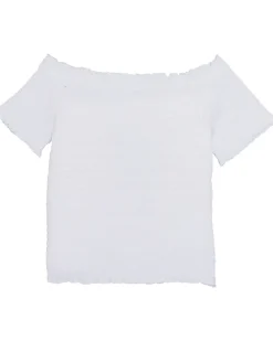 Gesmoktes T-Shirt Y.F.K., Carmen-Ausschnitt-KiK Onlineshop Outlet