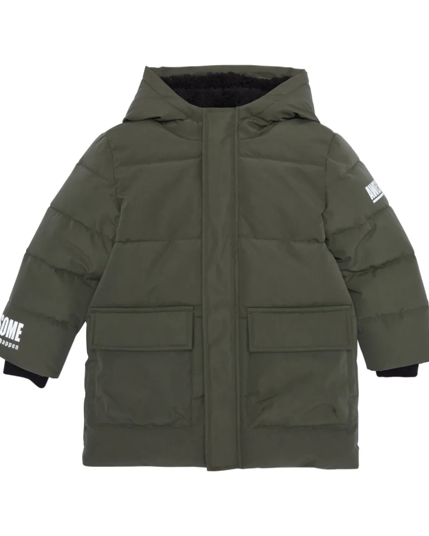 Gesteppter Parka Kiki & Koko, gefüttert mit Teddyfell-KiK Onlineshop New