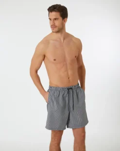 Gestreifte Badeshorts X-Mail, Seitentaschen-KiK Onlineshop Discount