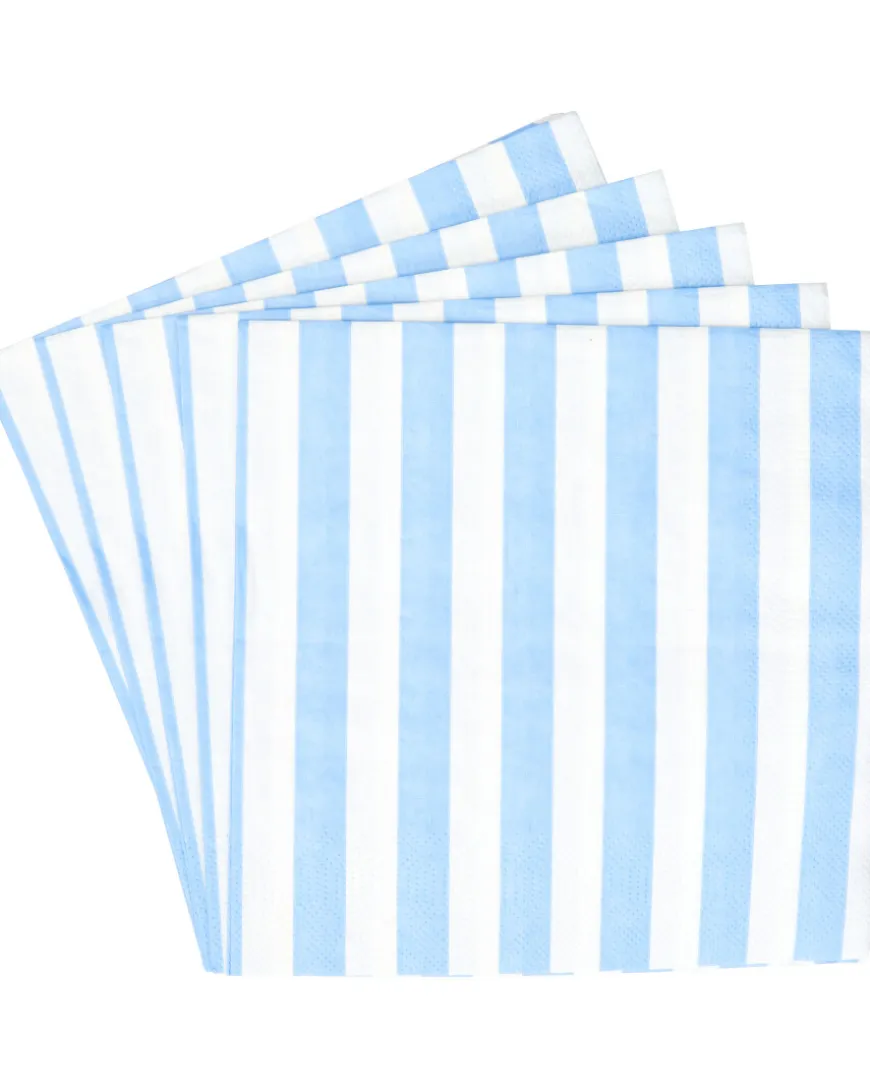 Gestreifte Servietten 18er-Pack-KiK Onlineshop Best