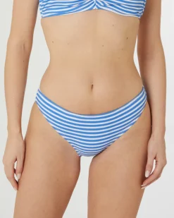 Gestreifter Bikini-Slip Janina, strukturierter Stoff-KiK Onlineshop Outlet