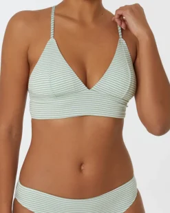 Gestreiftes Bikini-Oberteil Janina, strukturierter Stoff-KiK Onlineshop Online
