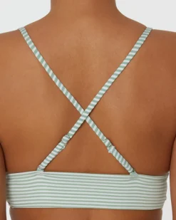 Gestreiftes Bikini-Oberteil Janina, strukturierter Stoff-KiK Onlineshop Online