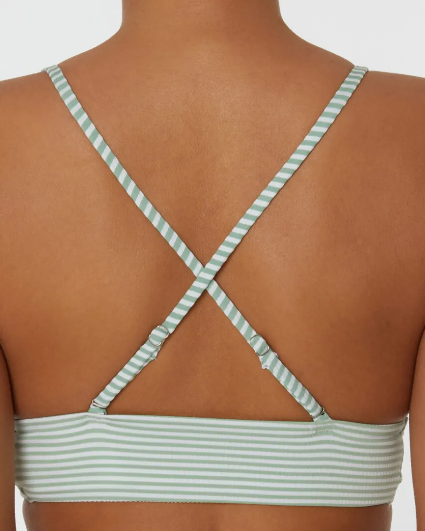 Gestreiftes Bikini-Oberteil Janina, strukturierter Stoff-KiK Onlineshop Online