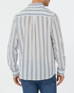 Gestreiftes Hemd X-Mail, Knopfleiste-KiK Onlineshop Clearance