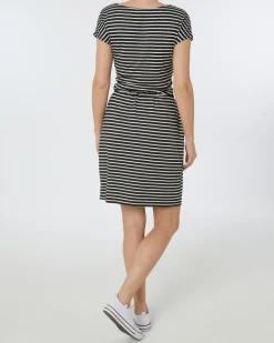 Gestreiftes Kleid Janina, Tunnelzug in der Taille-KiK Onlineshop Best Sale