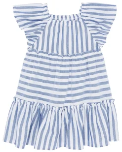 Gestreiftes Kleid Kiki & Koko, Stufenschnitt-KiK Onlineshop Flash Sale