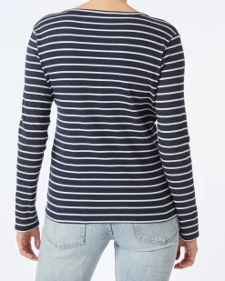 Gestreiftes Langarmshirt Janina, V-Ausschnitt-KiK Onlineshop Fashion