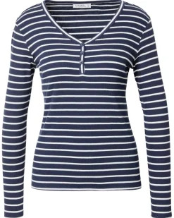 Gestreiftes Langarmshirt Janina, V-Ausschnitt-KiK Onlineshop Fashion