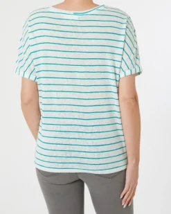 Gestreiftes T-Shirt Janina, Rundhalsausschnitt-KiK Onlineshop Store