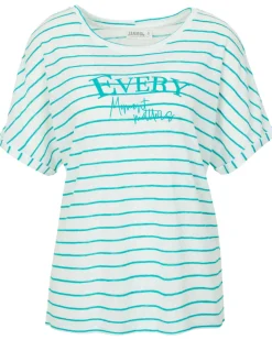 Gestreiftes T-Shirt Janina, Rundhalsausschnitt-KiK Onlineshop Store