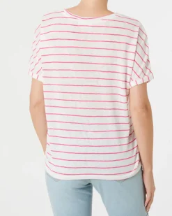 Gestreiftes T-Shirt Janina, Rundhalsausschnitt-KiK Onlineshop Best