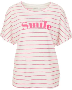 Gestreiftes T-Shirt Janina, Rundhalsausschnitt-KiK Onlineshop Best