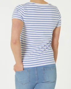 Gestreiftes T-Shirt Janina, Stretchanteil-KiK Onlineshop Cheap